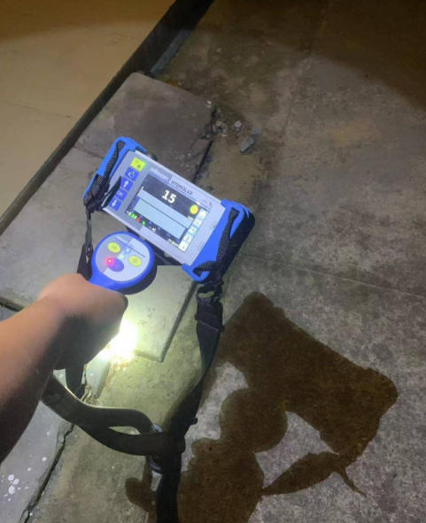 漏水检测现场图 - 听音监听